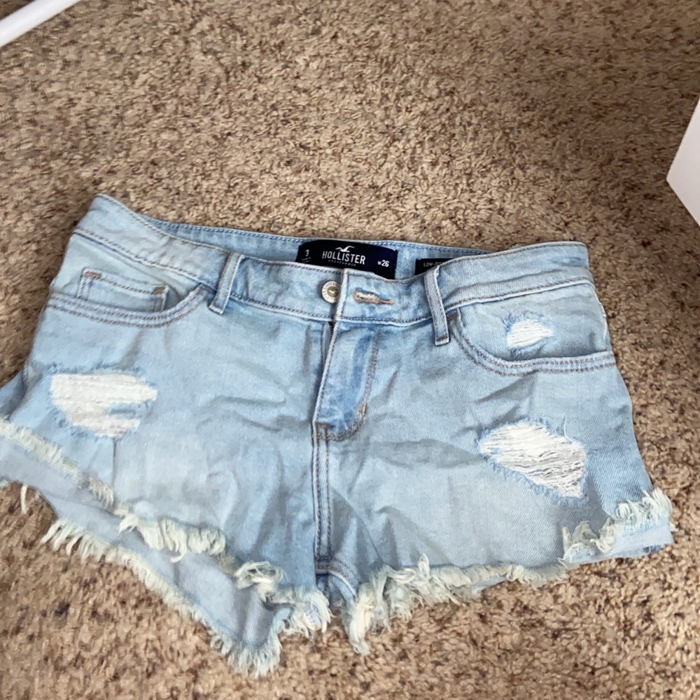 hollister jean shorts